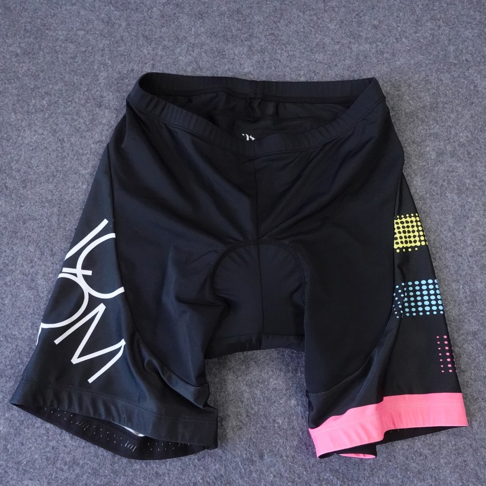 Beroy Mens Padded Cycling Shorts Black Neon Graphic XL Biking Compression